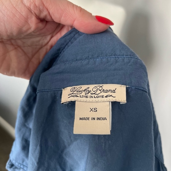 Ombré button up blouse - Picture 5 of 5